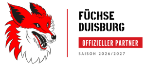 Füchse Duisburg offizieller Partner Saison 2026/ 2027